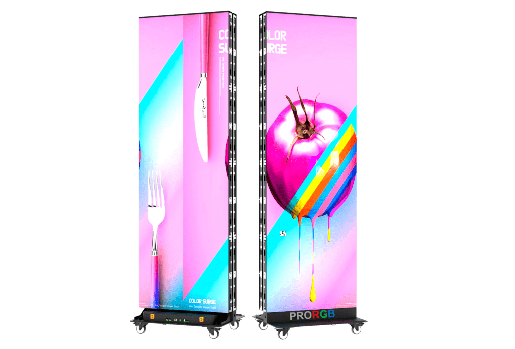 foldable poster screen ,5 fold design ,horizontal folding b(1)